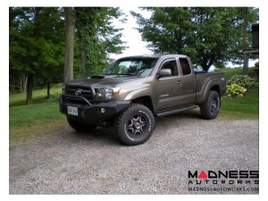 Toyota Tacoma Stealth Front Winch Bumper Pre-Runner Guard - Texture Black WARN M8000 Or 9.5xp